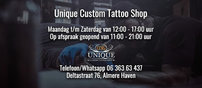036 Unique Custom Tattooshop Almere